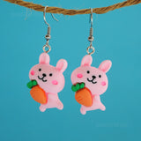 Thieving Bunny Rabbits earrings