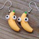 Slightly confused Bananas earrings