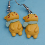 Marmalade the cosy Cat earrings