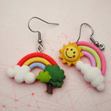 Magical Rainbow Wonderland earrings