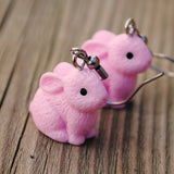 Pastel Bunny Rabbit earrings