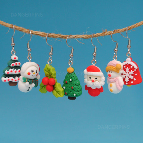 Christmas Holiday themed earrings 2023