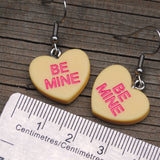 Be Mine - Candy Love hearts earrings