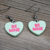 Be Mine - Candy Love hearts earrings