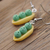 Happy peas in a pod earrings