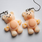 Large Gentle pastel Bears earrings