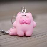 Chubby Pink Bear earrings