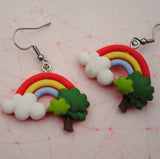 Magical Rainbow Wonderland earrings