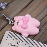 Chubby Pink Bear earrings