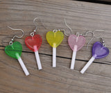 Heart Lollipop Earrings