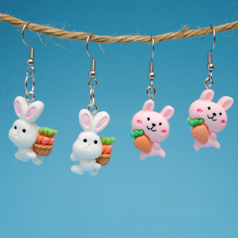 Thieving Bunny Rabbits earrings