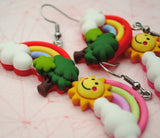 Magical Rainbow Wonderland earrings