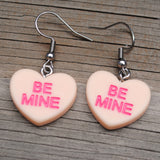 Be Mine - Candy Love hearts earrings