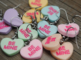 Be Mine - Candy Love hearts earrings