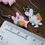 Thieving Bunny Rabbits earrings