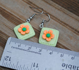 Lucky Flower Tiles earrings