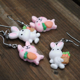 Thieving Bunny Rabbits earrings