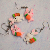 Thieving Bunny Rabbits earrings