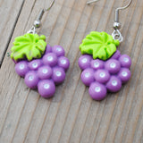 A lovely bunch of grapes earrings