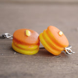 Small buttery pancakes earrings