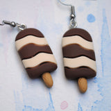 Cocolate Fudge Sundae popsicles earrings