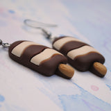 Cocolate Fudge Sundae popsicles earrings