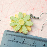 Stitchy doodle flowers earrings