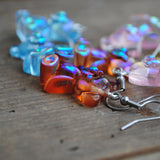 Iridescent Bears earrings