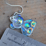 Iridescent Bears earrings