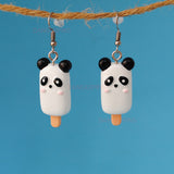 Panda Popsicles earrings