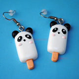 Panda Popsicles earrings