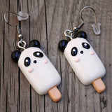 Panda Popsicles earrings