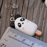 Panda Popsicles earrings