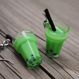 Bubble milk tea earrings