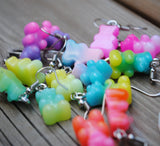 Candy Gradient Gummy bear earrings