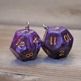 Large D12 Sparkles and Swirl Dice