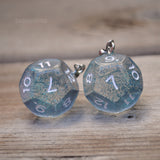 Large D12 Sparkles and Swirl Dice