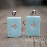 Chunky Ace of Spades earrings