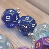 Large D12 Sparkles and Swirl Dice