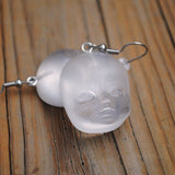 Creepy baby heads earrings