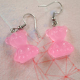 Frosted candy Bears earrings