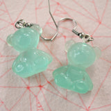 Frosted candy Bears earrings