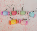 Chunky polka dot Candy sweets earrings