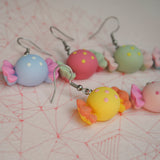 Chunky polka dot Candy sweets earrings