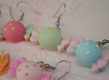 Chunky polka dot Candy sweets earrings