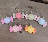 Chunky polka dot Candy sweets earrings