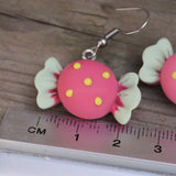 Chunky polka dot Candy sweets earrings