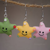 Wonky happy Starfolk earrings