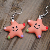 Wonky happy Starfolk earrings