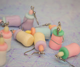 Pastel baby milk bottles earrings